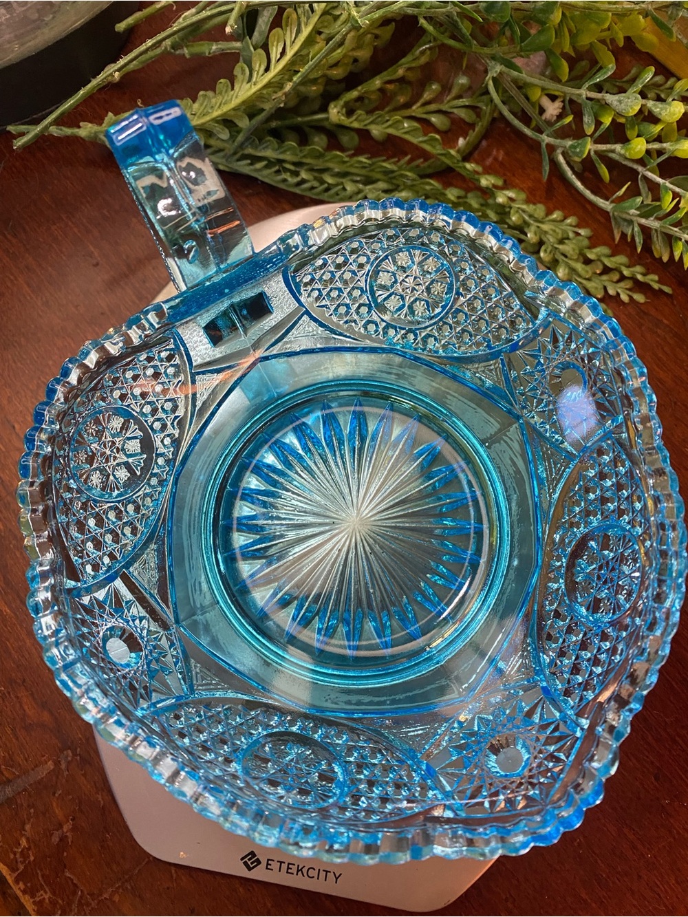 Vintage Kemple or L.E. Smith. “Nippy” Glass Bowl - Picture 5 of 10